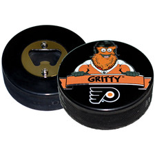 Philadelphia Flyers Mascot Gritty Hockey Puck Bottle Opener