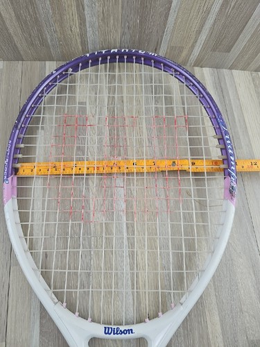 Raqueta de tenis para mujer Wilson Triumph Soft Shock 3 titanio ~ púrpura - Imagen 19 de 21