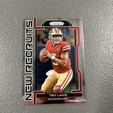 Trey Lance 2021 Panini Prizm Football RC New Recruits #NR-3 49ers Rookie