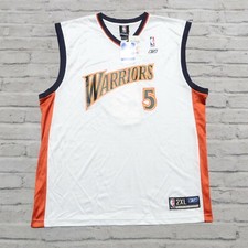 Vintage New Y2K Golden State Warriors Baron Davis Jersey Autographed Signed