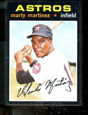 1971 TOPPS #602 MARTY MARTINEZ ASTROS NRMINT E017040