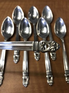 spoons citrus danish sterling royal international silver