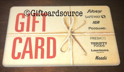 SOBEYS FOODLAND GIFT CARD CANADA NO VALUE COLLECTIBLE | eBay