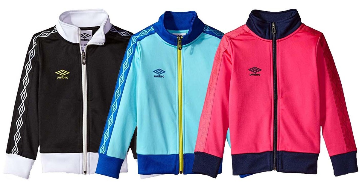 ◆UMBRO◆ Double Decker Stan Neck Blouson Windbreaker Jacket Umbro Little Girls Double Diamond Zip Up Jacket, Color