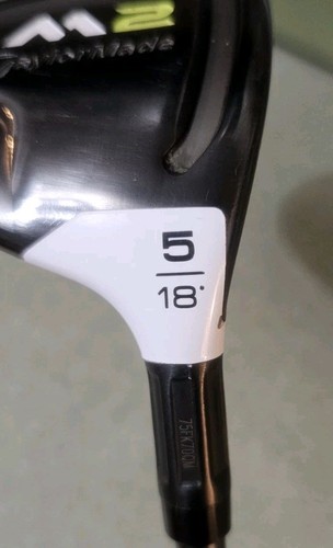 Taylormade M2 Fairway 5 Wood 18 Degrees Regular Flex Mid Sized Grip Very Nice - Picture 7 of 15