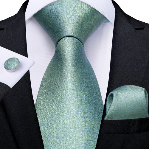 Classic Mens Tie Paisley Floral Striped Necktie Hankie Cufflinks Set Wedding USA - Picture 181 of 250