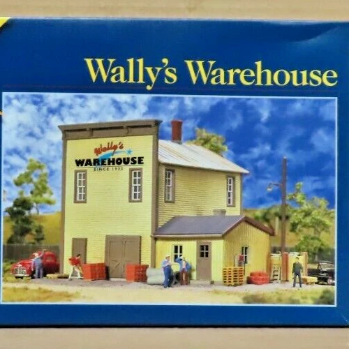 WALTHERS CONERSTONE 933-3605 WALLY'S WAREHOUSE HO=1/87 KIT GOLD SERIES/LAYOUT - Image 4 of 4