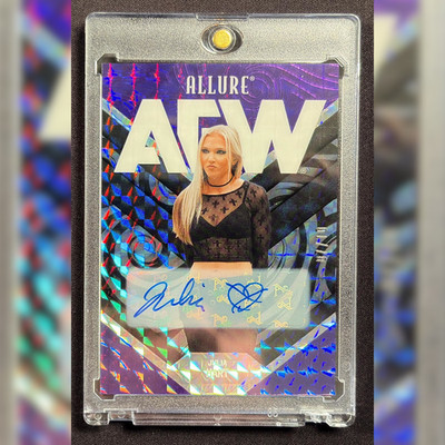Upper Deck AEW Allure 2026 Julia Hart Autogramm Purple Diamond /10 #63 Autograph