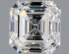 Asscher Cut 1.01 CT Cert. GIA Natural Mined Diamond Loose G color VVS1 clarity 3673.27 per carat