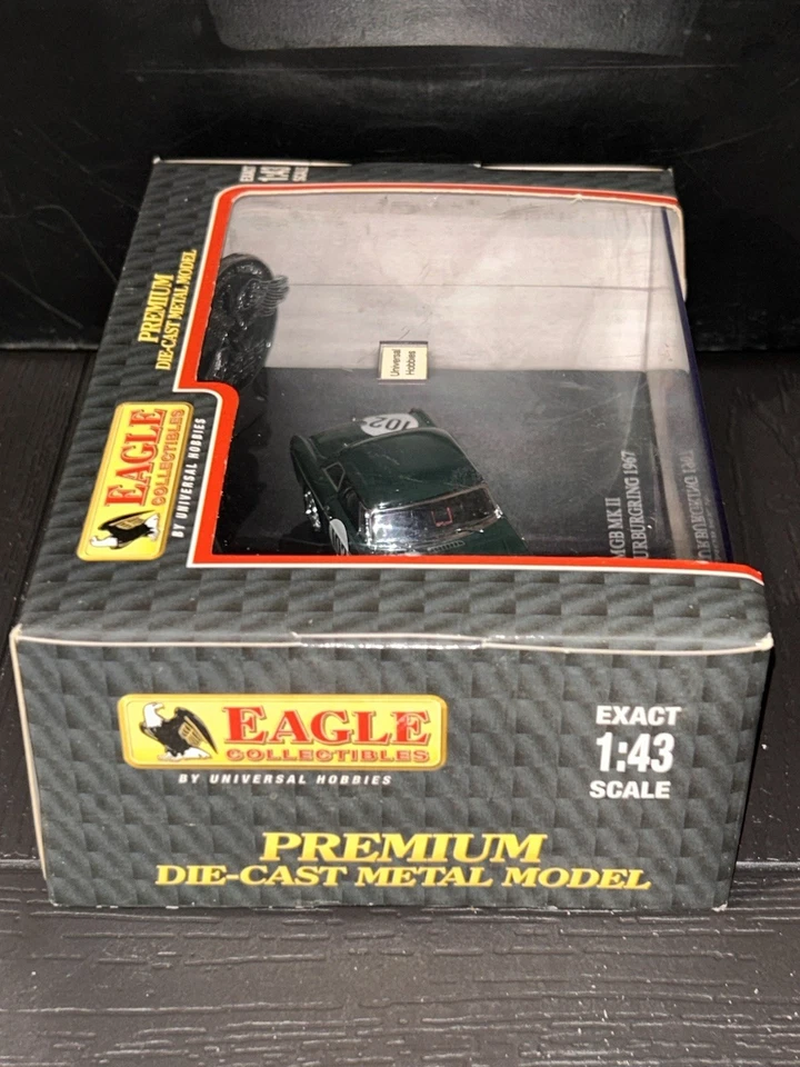 Eagle Collectibles 1/43 MGB MK II N.102 Nurburgring 1967 Vintage - Immagine 4 di 4