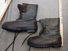 Vintage LaCrosse Snow Boots Mens 8 41 Brown Leather Waterproof Insulated USA