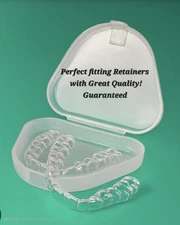 Customized Dental Retainers Upper AND Lower(Set) Perfect fitting and Affordable 