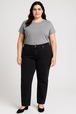 Vintage Wrangler Blues 100 Cotton Black Jeans 16 x 32 USA High Rise Straight Leg