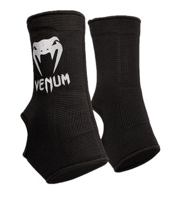 Venum Kontact Knöchelschützer Herren M Schwarz Silber Guards