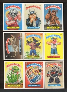 TOPPS GARBAGE PAIL KIDS LOT 1986 SERIES 3 & 4 EIGHTEEN DIFFERENT UNPEELED