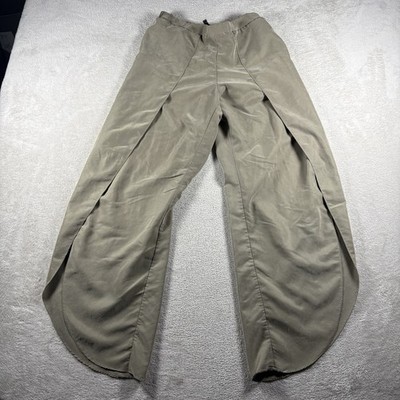 Drew Sage Tulip Leg Rayon Blend Women s M Sage Split Leg Pants Taupe #3D