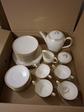 Rosenthal Thomas Germany Kaffeeservice Porzellan mit Goldrand 01/244 41-teilig