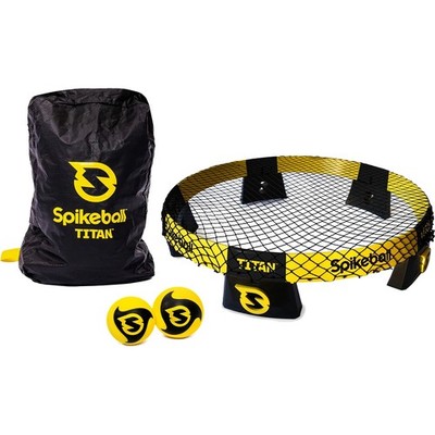 Spikeball Original Titan Set Roundnet-System Reaktionsspiel Action Ball Set   