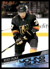 2020-21 Upper Deck Young Guns Reid Duke Vegas Golden Knights #202 R1