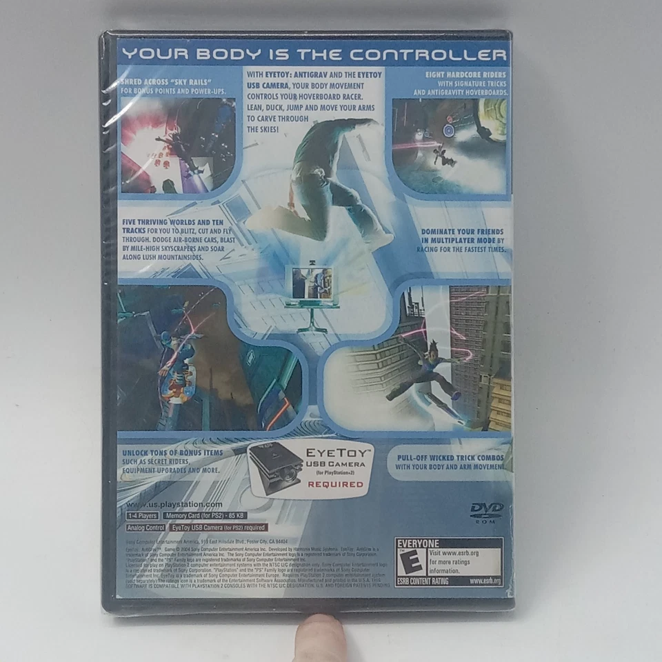 Eye Toy Antigrav PS2 Sony PlayStation 2 Brand New Factory Sealed  - Image 3 of 4