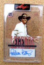2023 LEAF PRO PURE LEGENDS RICHARD PETTY AUTOGRAPH RED SPECTRUM #L-RP1, ONLY 1/2