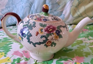 Royal Cauldon 'Victoria' Teapot 1930s Unused