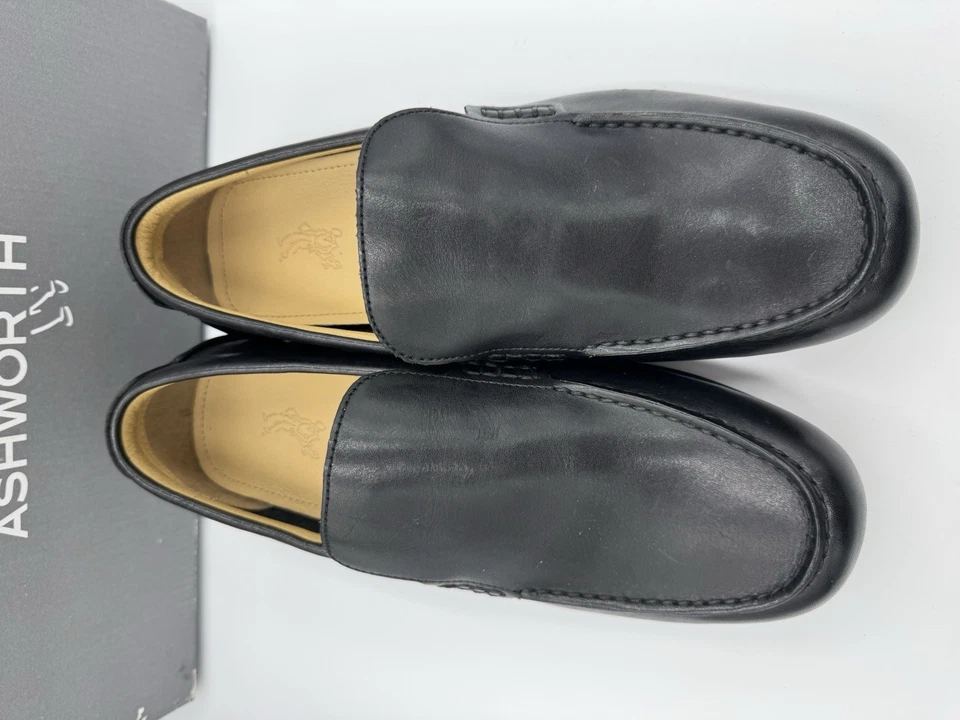 Nuevos zapatos de golf Ashworth Encinitas negros blancos talla 8,5 para hombre $140 G54173 Foto 4 de 4