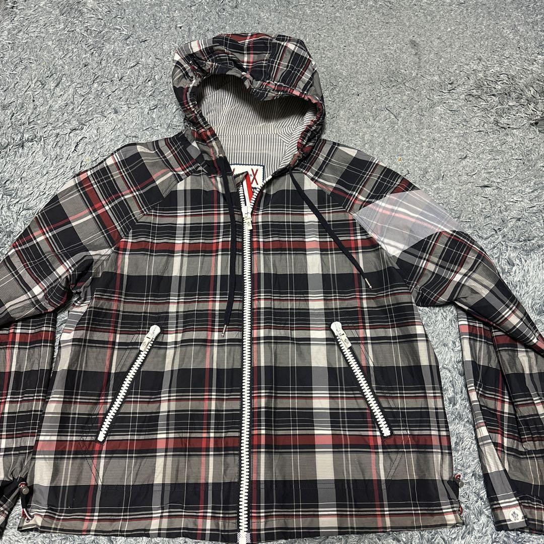 Moncler Gum Blue Nylon Jacket