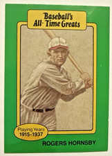 1987 Hygrade Baseball's All-Time Greats - Rogers Hornsby
