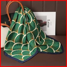 Luxury Satin Silk Square Scarf Women Shawl Hijab Neckerchief New Headband Wrap