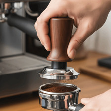 51/53/58MM Coffee Tamper with Calibrated Spring Loaded Espresso Coffee Leveler — image 2