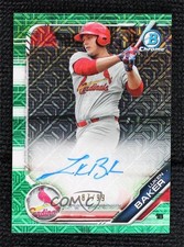 Luken Baker Bowman 2019 Mojo Green Refractor /99 Auto