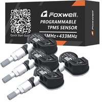 4X Foxwell Reifendrucksensor XRDE839 Rdks Tpms Silber FüR Renault Megane Scenic