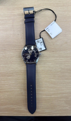 Hamilton Jazzmaster Open Heart Automatic Blue Dial 50m Steel 40mm Leather
