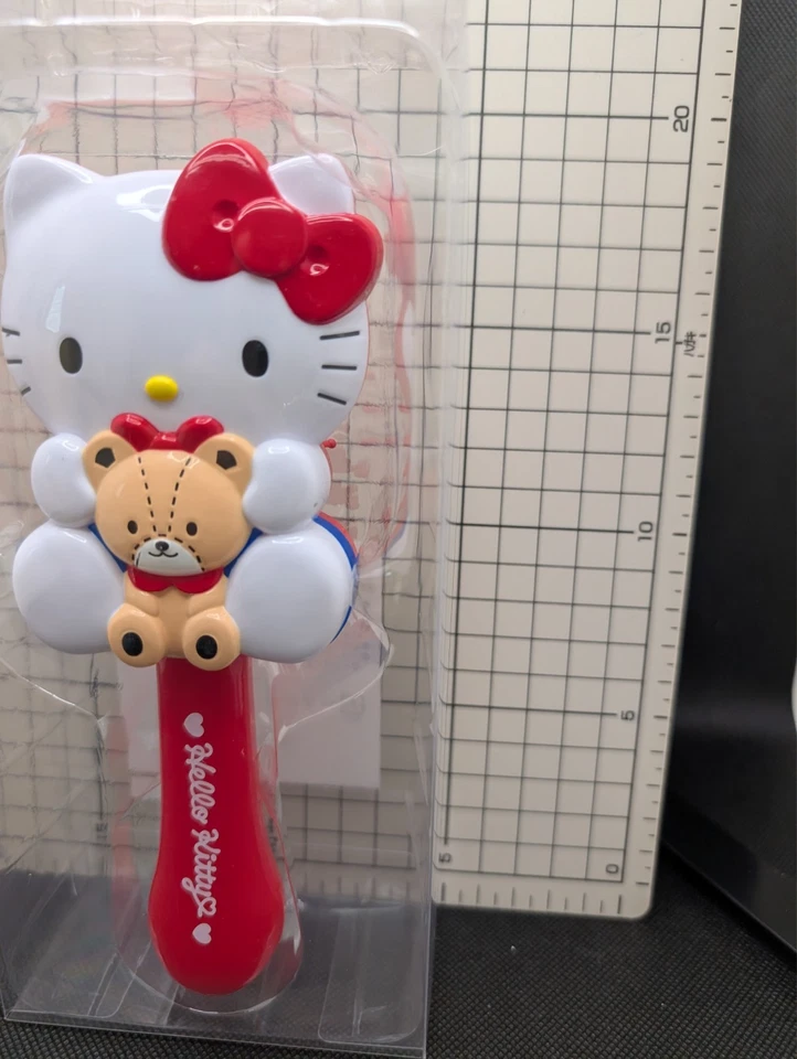 Escova de Cabelo Sanrio Original Japão Hello Kitty & Friends Kuromi "HELLO KITTY" - Imagem 4 de 4