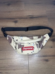 バッグ SUPREME Leather Waist Bag Desert Camo Supreme Waist Bag Ss17 | eBay