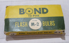 Vintage Bond Camera Flash Bulbs 12-Pak Type M-2 Lot of 11