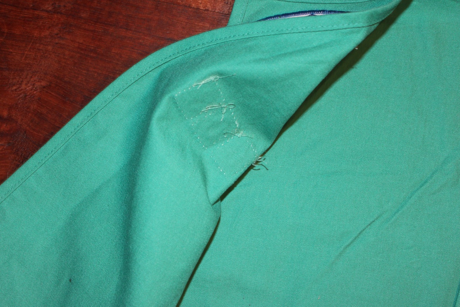 Girl Scouts Of America USA Uniform Vest Green Large Sewn Patches