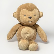 Carters Child Of Mine Brown Monkey Plush 9" Rattle Sewn 2014 Stuffed Baby 62075