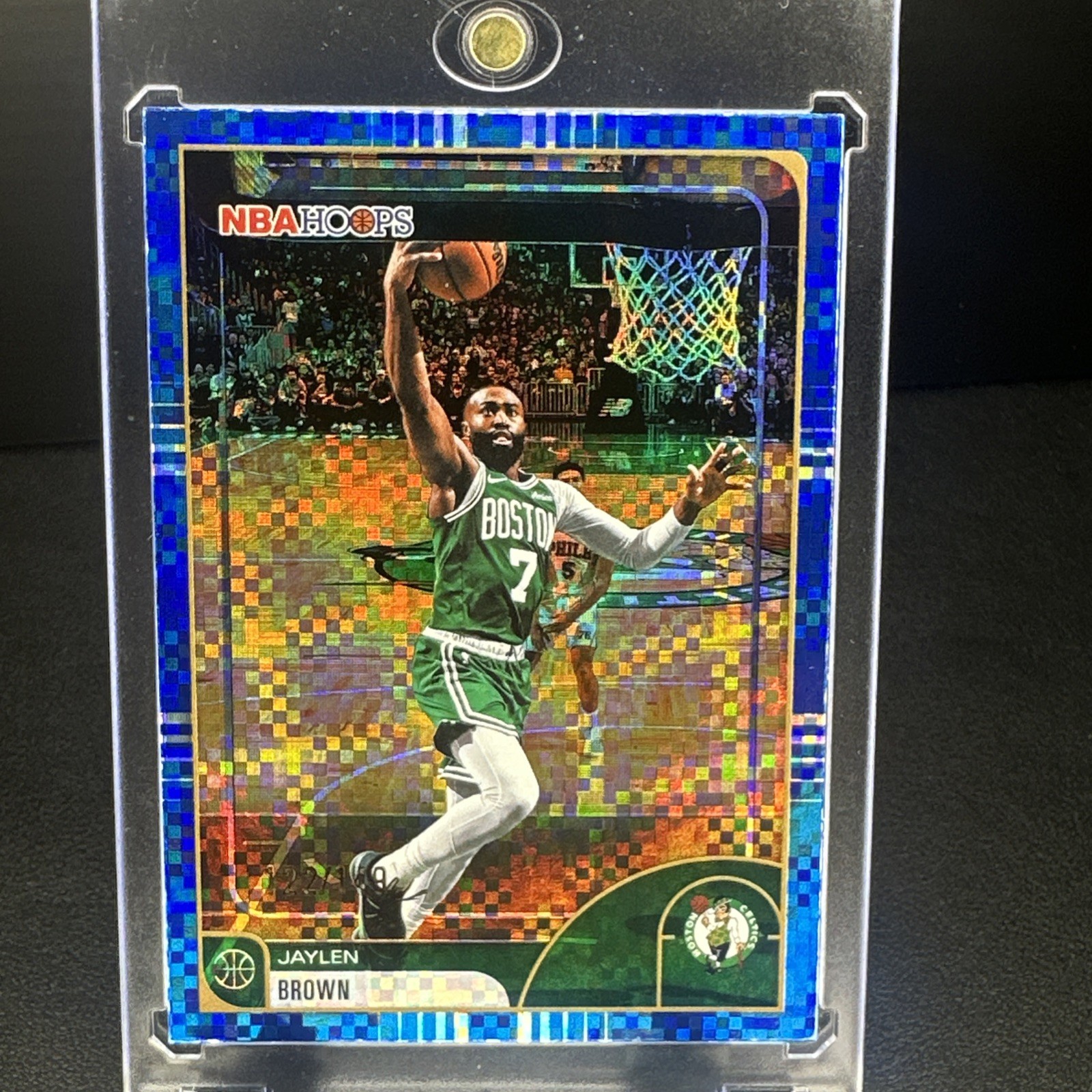 💎✅ /149 Jaylen Brown 2025-26 Topps NBA Hoops #135 Light Burst Blue Celtics