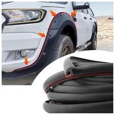33ft Mudguard Flares Rubber Edge Trim EPDM Rubber Seal Strip Self Adhesive