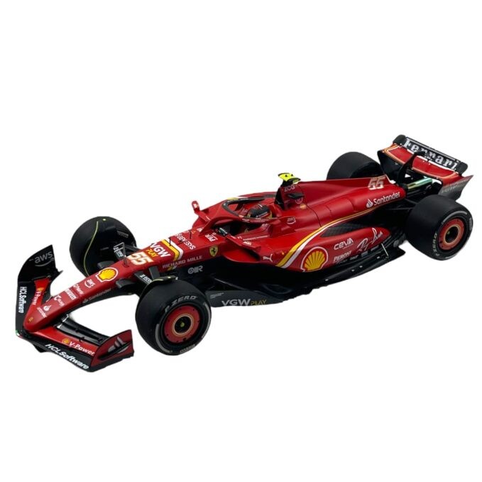 Modellino F1 BBR Models 1/18 Ferrari SF-24 C. Sainz #55 Winner Australian GP ...