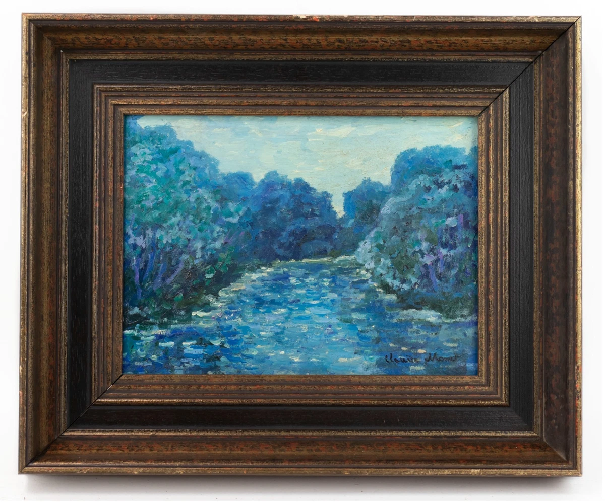 莫奈油画花卉艺术绘画| eBay