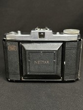 Zeiss Ikon Nettar Folding Film Camera Novar Anastigmat 1:6.3 75mm Lens VARIO