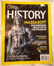 National Geographic History Magazine November/December 2020 Massasoit Stonehenge