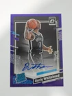 Dariq Whitehead 2023-24 Optic Rated Rookie Purple Auto Autograph Nets