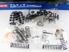 Kyosho '87 WC World Spec Ultima Complete Gun Metal Aluminum Damper Shock Set NEW
