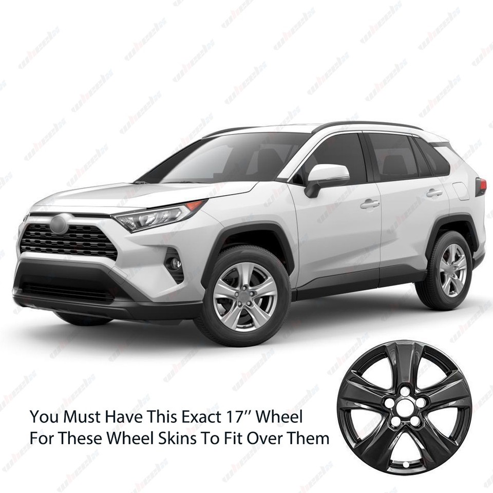 4 fit Toyota RAV4 XLE 2019-2025 Black 17