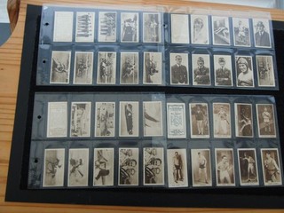 FOUR PAGES CIGARETTE CARDS GODFREY PHILLIPS