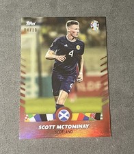 Scott Mctominay Red /10 Scotland Topps Euro 2024 Jose Mourinho Set RARE Napoli
